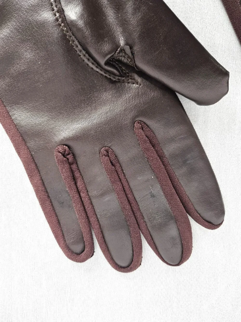 Vintage Opera Length Brown Gloves I Made in Japan I Women's Size S/M